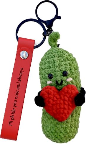 Pickle Bag Charm Gift for Valentine’s Day, Anxiety Relief, Friends, Boyfriend & Backpack Keychain Accessory in Saudi Arabia