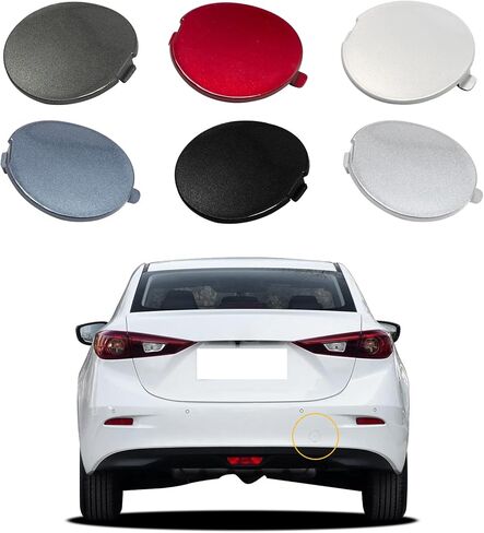 Car Rear Bumper Tow Hook Cover Compatible with Mazda 3 Axela 2014 2015 2016 2017 2018 Trailer Cover Cap BHN1-50-EK1-BB BHN150EK1BB Towing Eye Cap Interstellar Blue in Saudi Arabia
