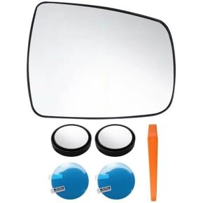 مرآة جانبية للركاب من الزجاج الخارجي المُدفأ مع لوحة دعم مناسبة لكيا سورينتو 2011 2012 2013 2014 2015 استبدال 876111U000 876111U100 876111U200، يمين in Kuwait