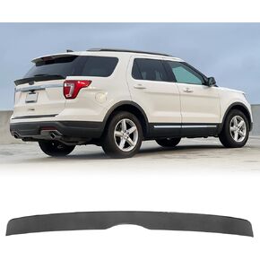 FREEMOTOR802 Compatible with 2016-2019 Ford Explorer Trunk Middle Spoiler, Rear Trunk Lid Spoiler Wing Lip Added on Bodykit ABS Plastic Duckbill Style Gloss Black in Kuwait