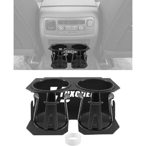 حامل أكواب مزدوج للمقعد الخلفي المعدني يناسب 2015-2020 شيفروليه/تشيفي تاهو سوبربان سيلفرادو وجي إم سي يوكون سييرا، حامل مشروبات معدني شديد التحمل 3.2 بوصة، مناسب للترقية الداخلية للركاب الخلفي in Kuwait