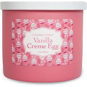 Colonial Candle Cottontail Dreams Scented Jar Candle, Easter Collection, 3 Wick, 14.5 oz - Up to 60 Hours Burn, Easter Candle, Made in The USA in Saudi Arabia