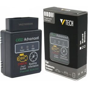 ماسح ضوئي بلوتوث obd2 متقدم من obd، أداة تشخيص السيارة مع بيانات في الوقت الفعلي، قارئ رمز خطأ المحرك لنظام التشغيل android ios windows، يعمل ببطارية السيارة، حزمة من 1 in Kuwait