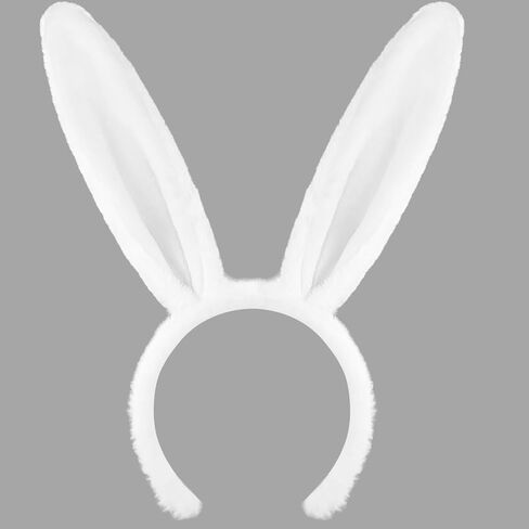Delfd 10 Count Pink Bunny Ears Headband for Adults – Plush Rabbit Ears Headband for Easter, Costume, Halloween, or Everyday Use Bunny Ear Bulk in Saudi Arabia