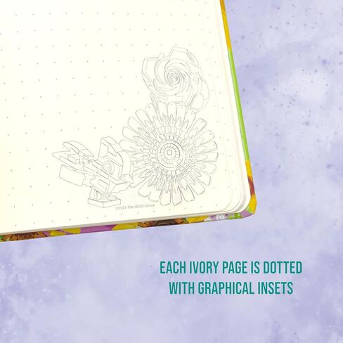 IQ LEGO Stationery Reclaim & Recycle Dotted Notebook with Gel Pen - Botanical (53502), A5 Notebook in Saudi Arabia