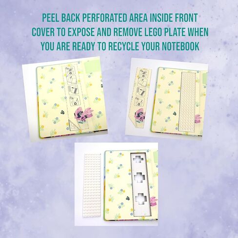 IQ LEGO Stationery Reclaim & Recycle Dotted Notebook with Gel Pen - Botanical (53502), A5 Notebook in Saudi Arabia