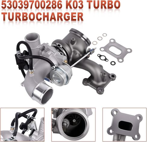 53039700286 K03 شاحن توربيني متوافق مع 2013-2016 فورد فوكس فيوجن توروس إسكيب لينكولن MKZ MKC 2.0L استبدال 53039700272 53039700287 53039700368 in Kuwait