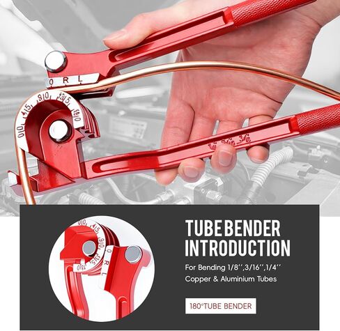 25FT 3/16 '' أحدث مجموعة خط الفرامل المطلية بالنحاس مع 16 تركيبًا و4 تركيبات خط الفرامل + أنبوب بندر + مجموعة أدوات حرق مزدوجة ومفردة لمعظم أنظمة الكبح الهيدروليكية in Kuwait