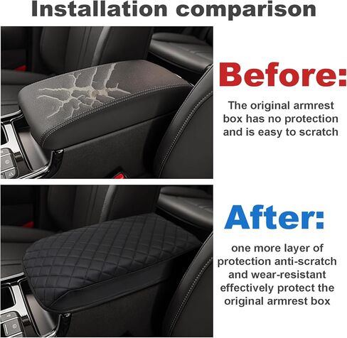 غطاء وحدة التحكم المركزية لكيا سورينتو 2026 2025 2024 2023 2022 2021، واقي صندوق مسند الذراع مضاد للماء ومضاد للخدش، غطاء وسادة من جلد البولي يوريثان الناعم، ملحقات لكيا سورينتو، أسود in Kuwait