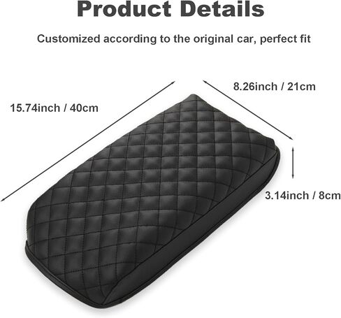 غطاء وحدة التحكم المركزية لكيا سورينتو 2026 2025 2024 2023 2022 2021، واقي صندوق مسند الذراع مضاد للماء ومضاد للخدش، غطاء وسادة من جلد البولي يوريثان الناعم، ملحقات لكيا سورينتو، أسود in Kuwait