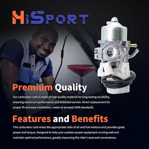 HiSport EU2000I Carburetor with Air Filter Spark Plug Set - Compatible with Honda Generator EB2000i EU2000 EB2000I EB2000IT1 EU2000IK1 EU2000IK1 - Replace 16100-Z0D-D03 16100-Z0D-D01 in Saudi Arabia