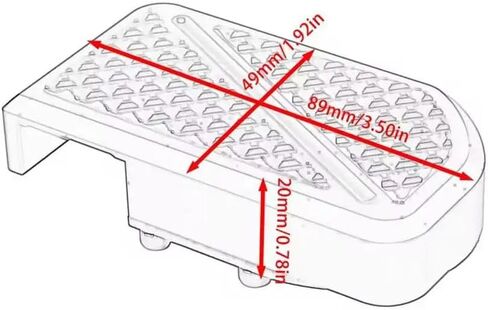 For Low Rider S FXLRS 2020-2025 Rider ST FXLRST 2022-2025 Street Bob FXBB 2018-2020 2025 Motorcycle Rear Brake Pedal Enlarger Foot Brake Extension Pad in Kuwait
