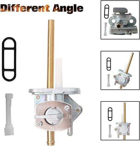 Fuel Cock Tap Petcock Valve Compatible with Suzuki DRZ400S 2000-2019/DRZ400SM 2005-2019 Replaces Part 44300-29F20 44300-29F21 By MOPASEN in Saudi Arabia
