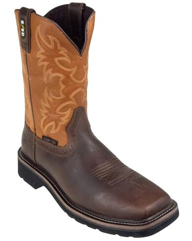 Justin Men's Actuator Western Work Boot Composite Toe Brown - 11.5 EE in Saudi Arabia