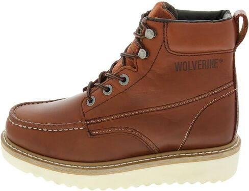 Wolverine Men's Moc Toe 6" Construction Boot, Russet, 11.5 Wide in Saudi Arabia
