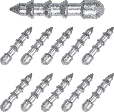 70PCS Insert Sinkers for Soft Worms Soft Lure Nail Weights Kit Fishing Weights for Wacky Rig Neko Rig in Saudi Arabia