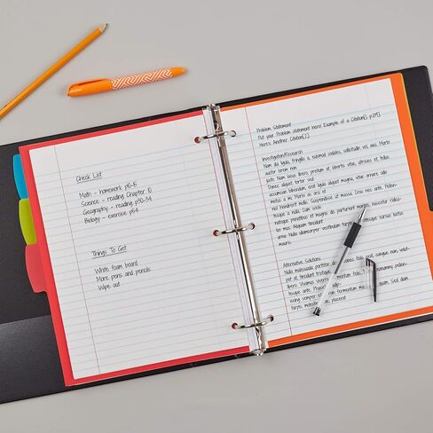 Avery Durable View 3 Ring Binder, 1-1/2 Inch Slant Rings, 4 Black Binders (05738) in Kuwait