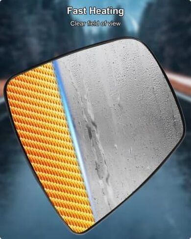 Passengerr Side Mirror Glass Heated Exterior With Backing Plate Fit for Kia Sorento 2011 2012 2013 2014 2015 Replace 876111U000 876111U100 876111U200, Right in Kuwait