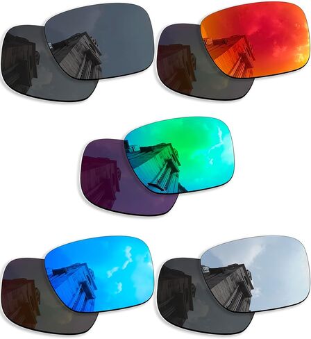 5 Pairs Polarized Replacement Lenses for Oakley Holbrook XXL OO9487 Sunglasses, Anti-Scratch and Impact Resistant in Saudi Arabia