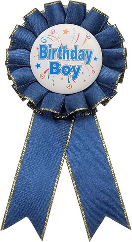 PATIKIL Birthday Ribbon, 5.9 x 2.8" Award Ribbon Pin Fabric Birthday Boy Pin for Party Adults Women Party Decorations Celebration Accessory Gift, Green in Saudi Arabia