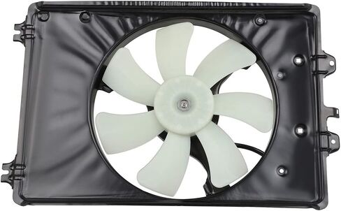 Passenger Side/RH A/C Condenser Fan Assembly Fit for 2009-2015 for H-onda Pilot Black Engine Cooling Fan 611370 in Kuwait
