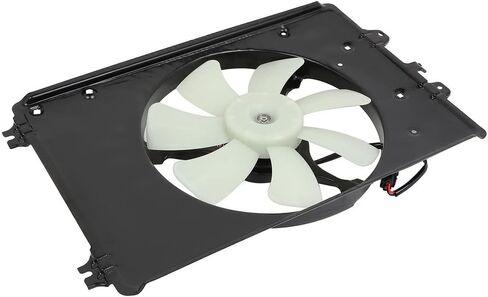 Passenger Side/RH A/C Condenser Fan Assembly Fit for 2009-2015 for H-onda Pilot Black Engine Cooling Fan 611370 in Kuwait