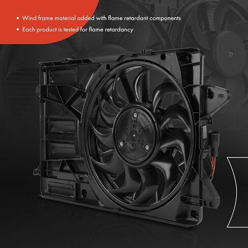 مجموعة مروحة تبريد رادياتير المحرك A-Premium مع محرك بدون فرش متوافق مع موديلات مختارة من شيفروليه - ماليبو 2021-2022 2.0 لتر - استبدال # 84523874 in Saudi Arabia