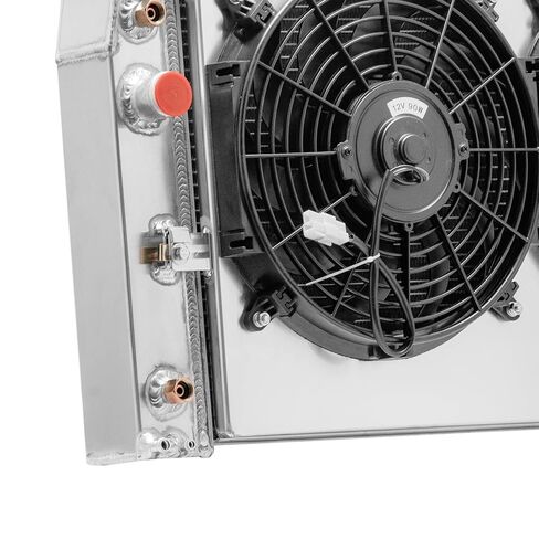 مروحة كفن الرادياتير ذات 4 صفوف متوافقة مع 1997-2004 تشيفي كورفيت ببابين Z06 C5 5.7L V8 at in Kuwait