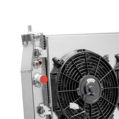 مروحة كفن الرادياتير ذات 4 صفوف متوافقة مع 1997-2004 تشيفي كورفيت ببابين Z06 C5 5.7L V8 at in Kuwait