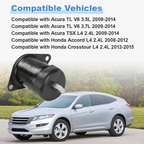 1Pcs Front Right Engine Mount Compatible with Acura TL V6 3.5L 3.7L TSX 2009-2014, Honda Accord 2008-2012 Crosstour 2012-2015 L4 2.4L Replacement for A4572 50820TA0A01 50820TA0A11 50820TK4A01 in Saudi Arabia