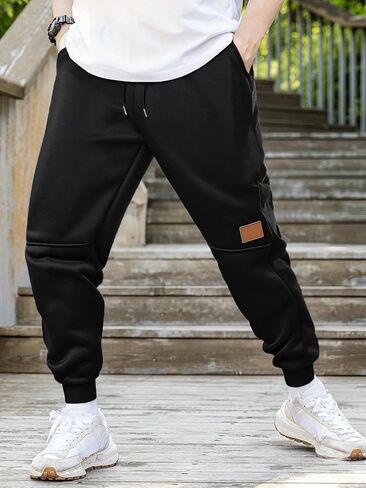 Sports Pants for Men, Loose Casual Pants, Small Leg Sweatpants, Men's Leg Tied Pants in Saudi Arabia