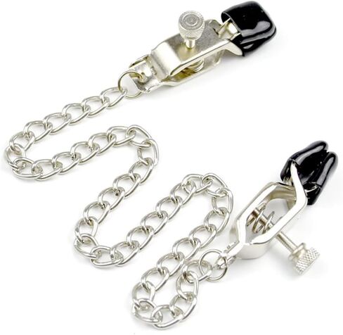 مشابك مشابك للجسم من الفولاذ المقاوم للصدأ مع قلادة سلسلة للجسم للنساء، أجسام ضغط مرجحة قابلة للتعديل، مجوهرات أجسام صناعية غير خارقة in Kuwait