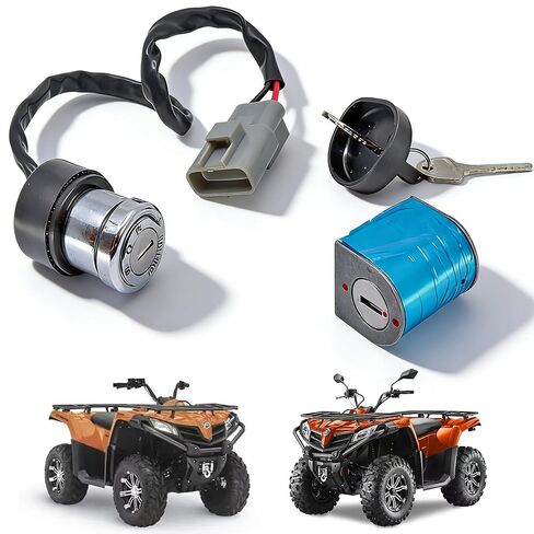 Ignition Switch Lock Kit with Keys for CFMOTO CFORCE 400,CFORCE 500 ATV OEM# 9GQ0-010100(2 Wire) in Saudi Arabia