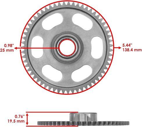 Replacement For Starter Clutch Sprag Idler Gear W/Gasket For Suzuki LT-F4WDx King Quad 300 91-98 Mod-C26C-40905 in Saudi Arabia