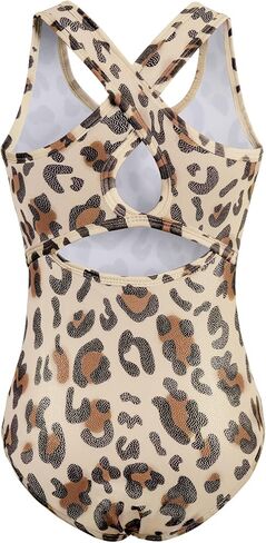 XiaoMoSha Gymnastics Leotards for Girls Hollow Back Dance Ballet Outfit Sleeveless Unitards Tank Bodysuit for Kids 4-14 Years in Saudi Arabia