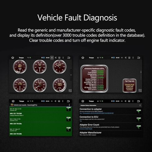 Eonon V0056 OBD2 OBDII, Diagnostic Scanner, Bluetooth Scan Tool Adapter Only for Eonon Android Car Stereo in Kuwait