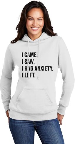 Go All Out I Came I Saw I Had Anxiety I Left Funny Introvert Mens Women Youth Sweatshirt Hoodie in Saudi Arabia