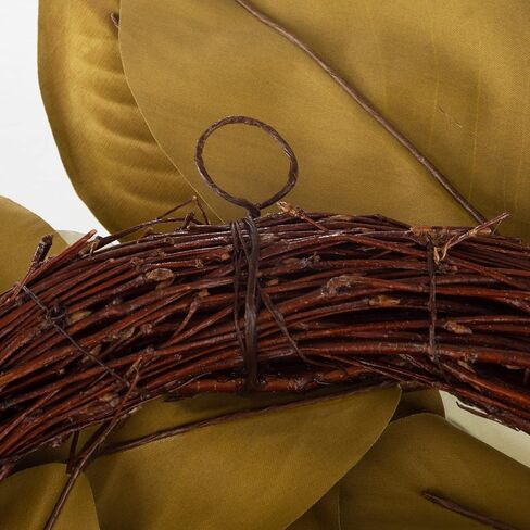 Pure Garden Magnolia Wreaths - Set of Two 24-Inch Artificial Spring Wreaths for Home Decor - Decoration for Indoors or Covered Patio Use Only in Kuwait