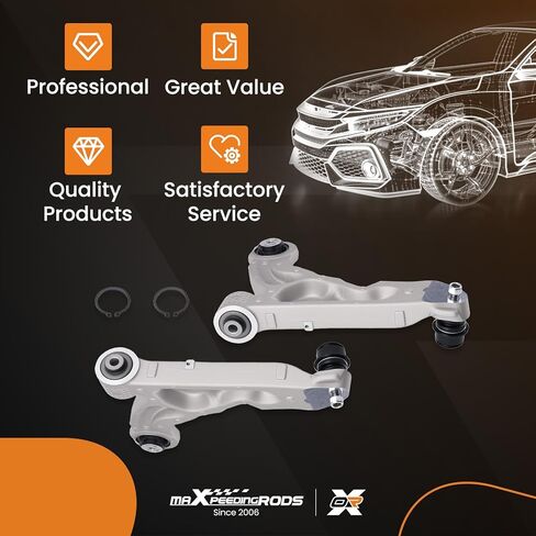 maXpeedingrods 4Pcs Front Lower Control Arm with Ball Joint Suspension Kit for Jeep Cherokee 2014-2018, K643179 K643180 K500287 in Saudi Arabia