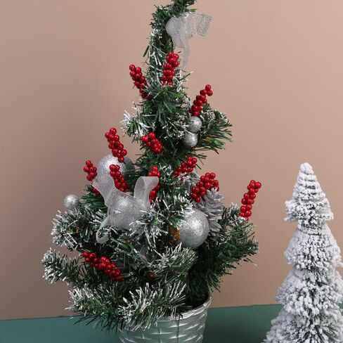 10 PCS Christmas Artificial Red Berry Ornament Decorative Faux Berries DIY Wreath Gift Xmas Party Home Decor 9.5cm in Saudi Arabia
