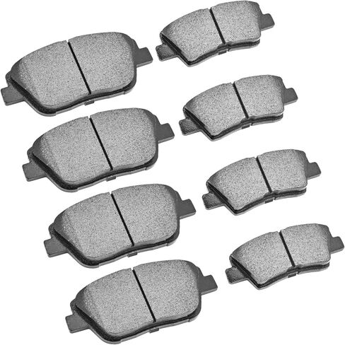 8pcs Front Rear Ceramic Brake Pads for 2011-2014 Hyundai Sonata, for 2011-2014 Kia Optima 2.0L 2.4L D1444 D1445 in Saudi Arabia