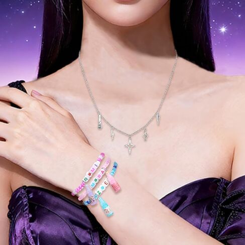 Phrantuchio 6 قطع Kpop Merch مجوهرات عقدة أساور الصداقة أقراط قلادة مجموعة أزياء الزي إكسسوارات هدايا in Saudi Arabia