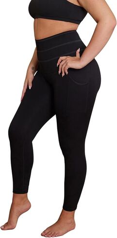 AKARA Tummy Control Leggings - High Waisted for Postpartum Moms, Extreme Stretch & Comfort - Three Tier Band for Core Support in Saudi Arabia