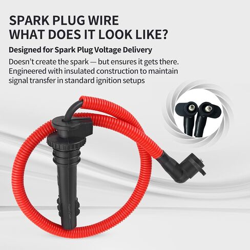 Ignition Coil and Ignition Wire Pack Fits for Polaris RZR 4 900 Turbo 1000 XP 900 2014–2023, RS1 2018–2022, S/Trail S 2014–2023, Turbo 4 2019–2021, XP 2016–2023, RZR 170 2021 in Saudi Arabia