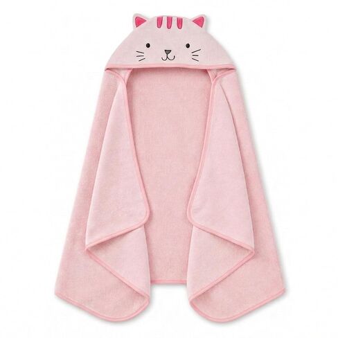 Delta Children Personalized Baby/Infant Hooded Bath Towel - Super Soft and Absorbent- Newborn Essential - Ideal Baby Registry/Shower Gift for Boys and Girls, Light Purple Unicorn in Kuwait