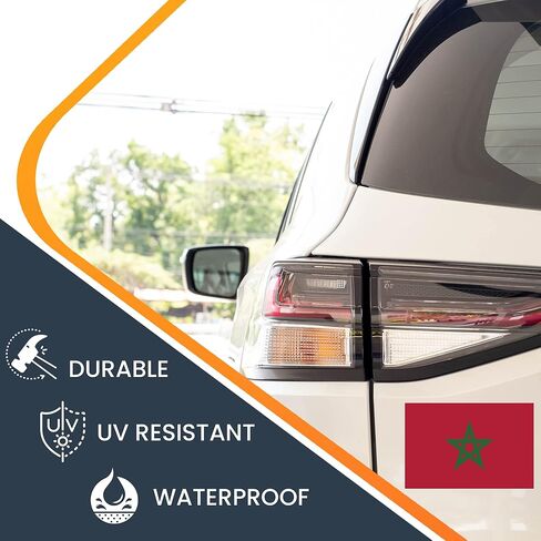 Magnet Me Up Morocco Morrocan Flag Car Magnet Decal, 4x6 Inches, Heavy Duty Automotive Magnet for Car, Truck SUV in Saudi Arabia
