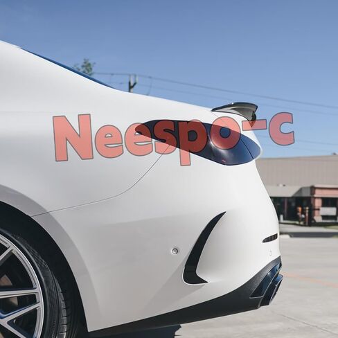 Rear Spoiler Wing Compatible with Mercedes C-Class W206 C300/ C43/ C63 2022 2023 2024 2025 (4-Door Sedan Only), Gloss Black PSM Duckbill Style Decklid Lip Exterior Accessories in Saudi Arabia