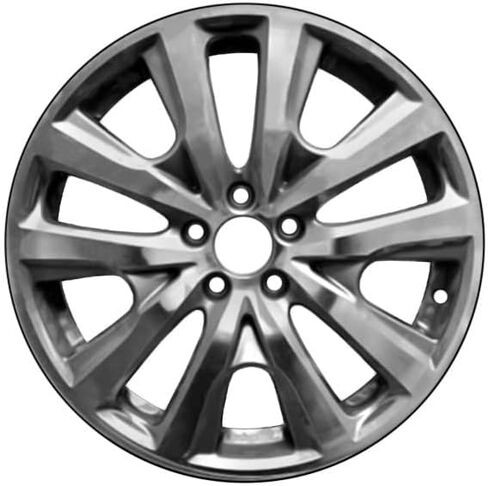 عجلة ألومنيوم بديلة جديدة مقاس 19 × 8 بوصة OEM لسيارة Honda Accord 2013-2017 مقاس 5-114.3 مم متوسطة الفحم معدنية مقاس 19 بوصة 08W19T3L100 in Kuwait