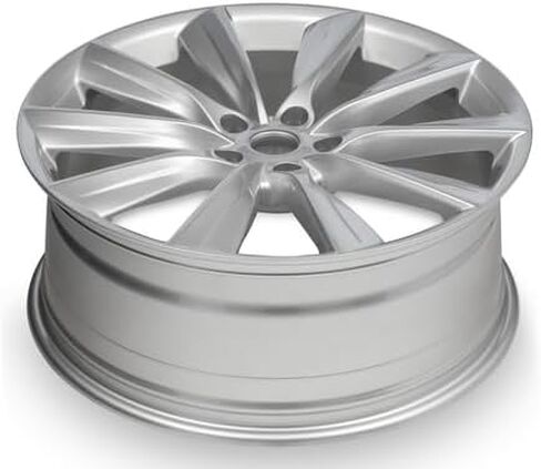 New 21x8.5 inch OEM Direct Replacement Aluminum Wheel for 2012-2017 Tesla Model S 5-120mm Silver 21 in Rim 600586800C in Saudi Arabia