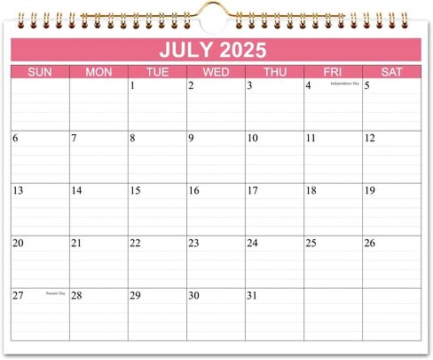 Desk Calendar 2026-12 Month Calendar from January 2026 - December 2026, 2026 Desk Calendar with 140gsm Paper for Planning and Organizing, 11.5 x 14.5, Pink in Saudi Arabia
